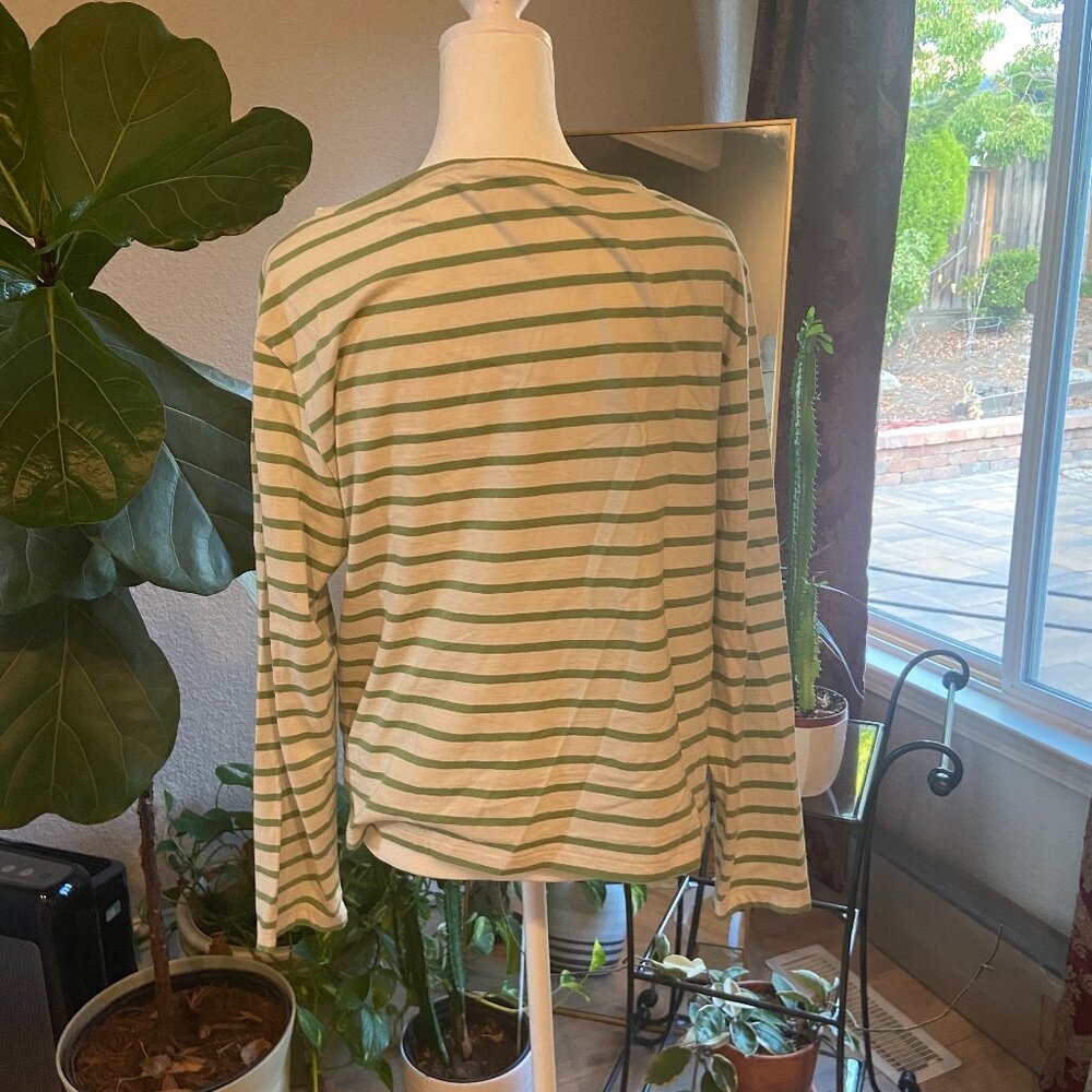 & Other Stories Green Breton Top